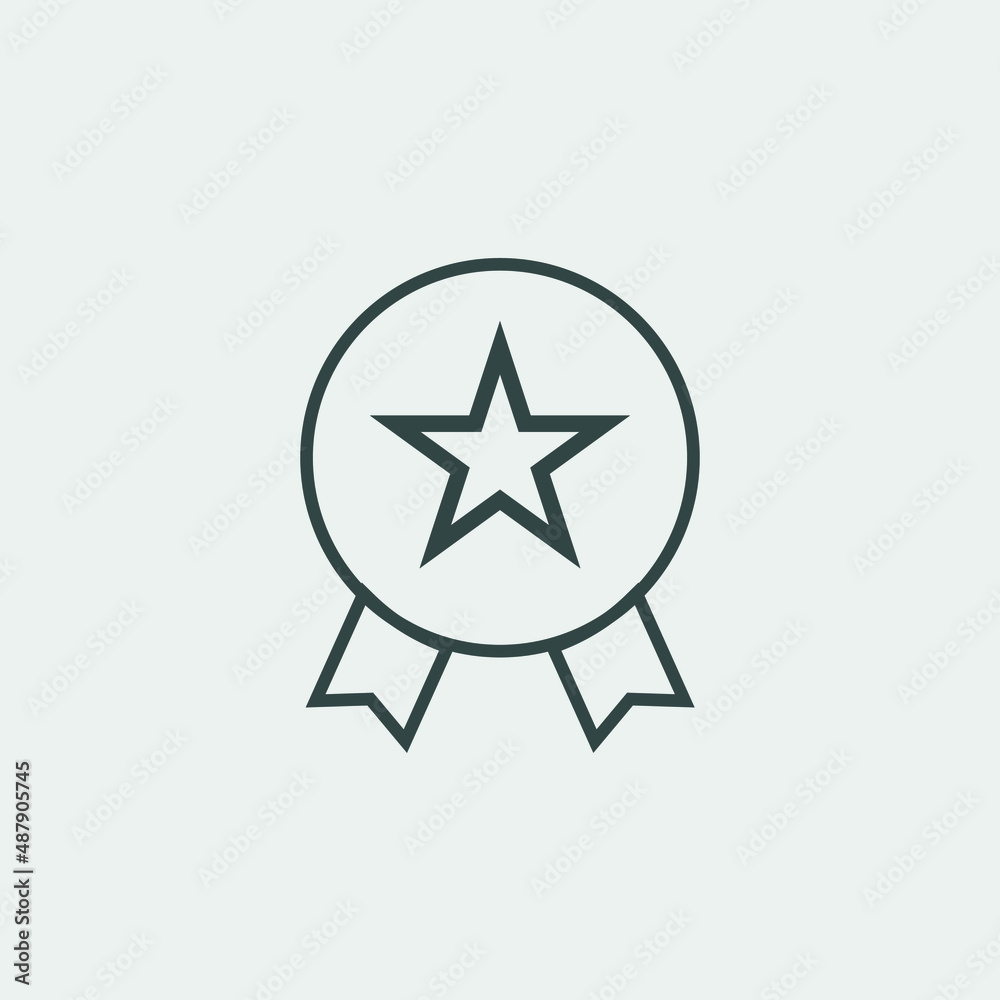 Award vector icon illustration sign Award vector icon illustration sign