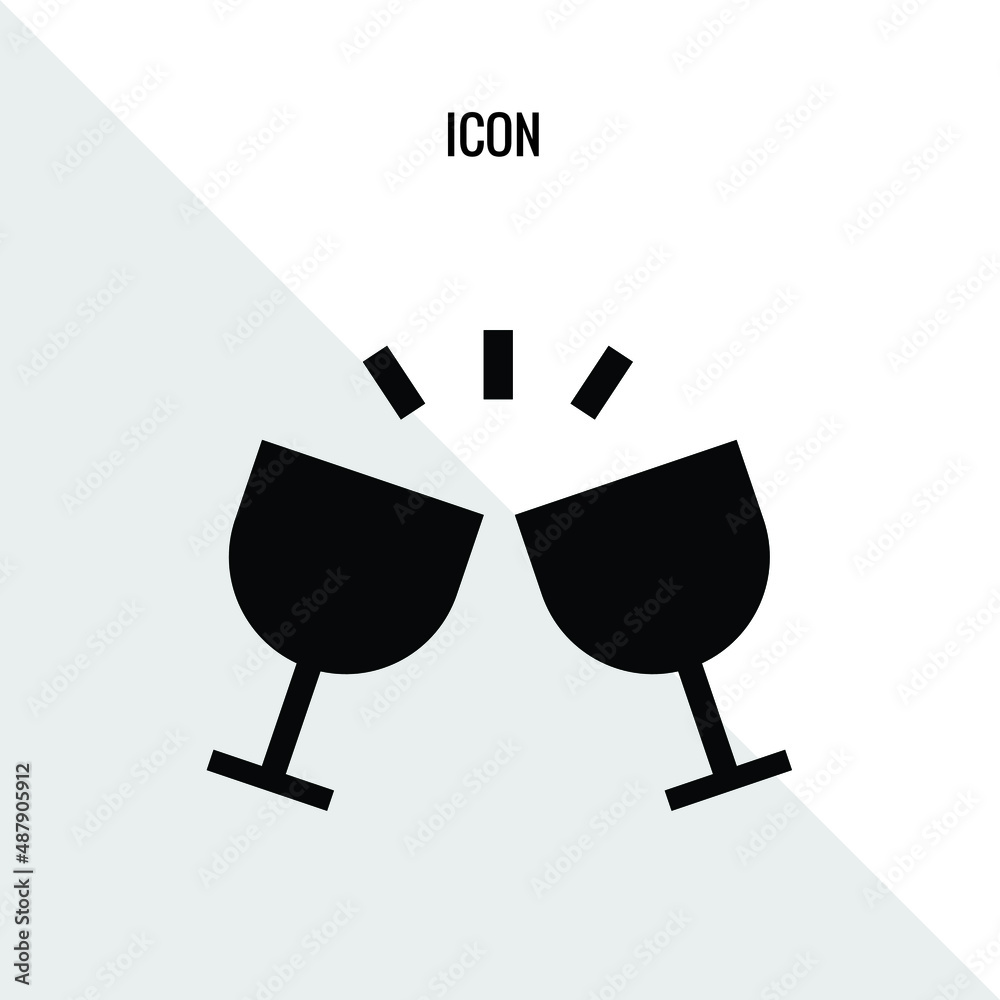 Cheers vector icon illustration sign Cheers vector icon illustration sign