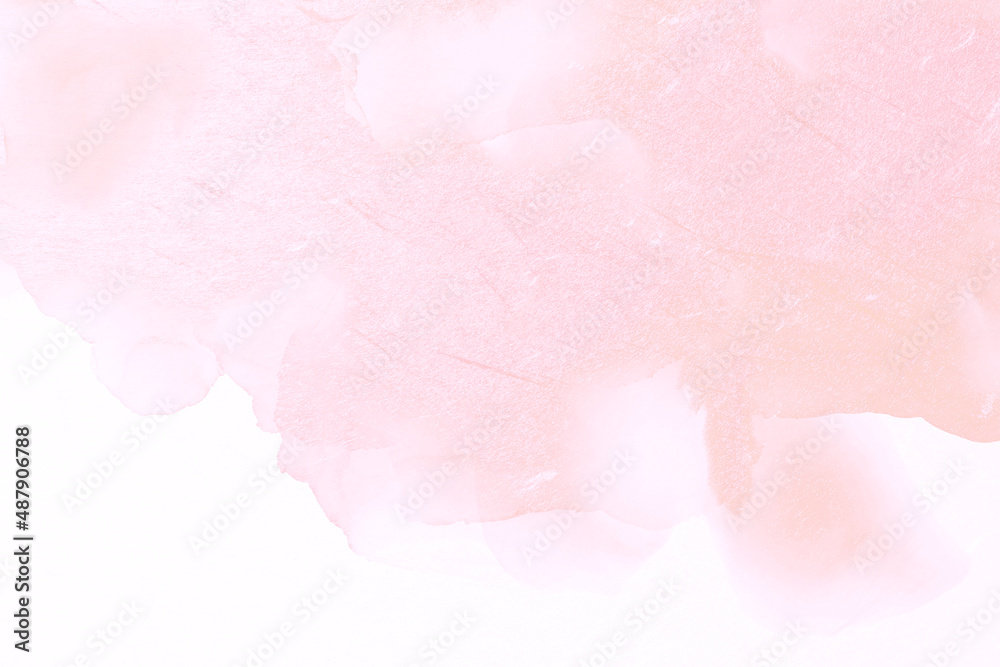ピンク色のインクアート　ソフトタッチのテクスチュア（背景画像）
