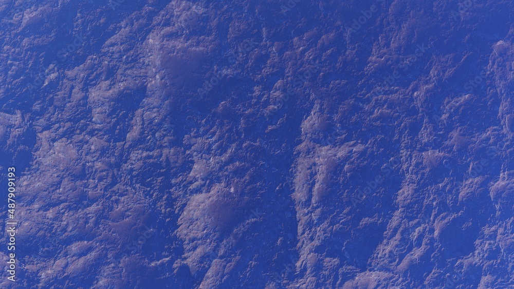 Fototapeta premium texture of a distant planet, texture of an exo-planet, realistic texture of the surface of an alien planet, top view of the planet surface, abstract texture 3d render 