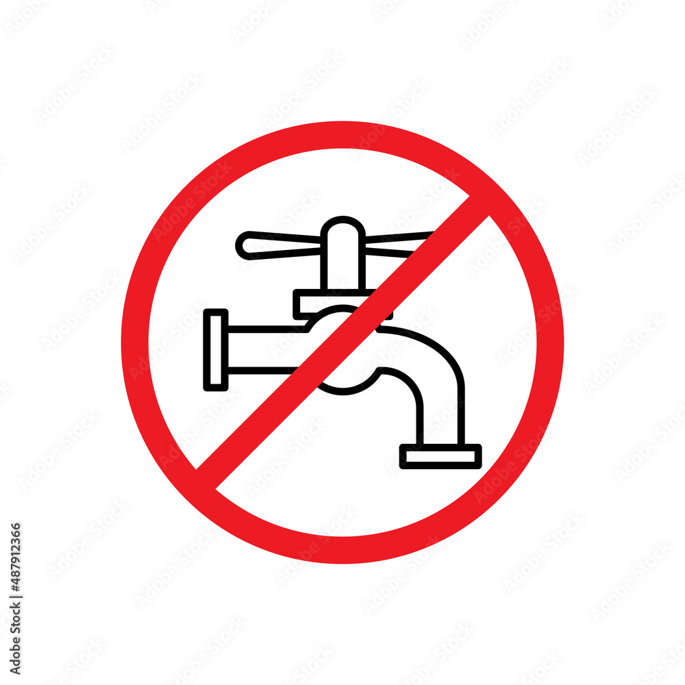 Tap Water Faucet Icon Vector Illustration Design Tap Water Faucet Icon Vector Illustration Design