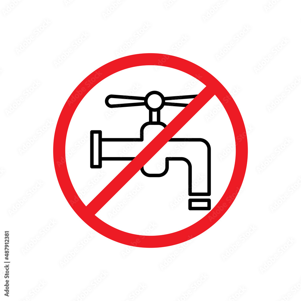 Tap Water Faucet Icon Vector Illustration Design Tap Water Faucet Icon Vector Illustration Design