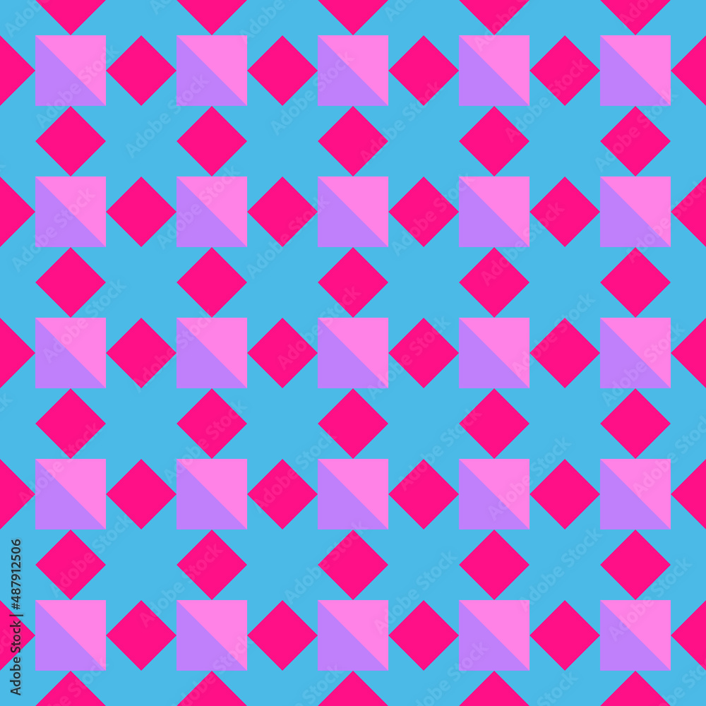 Diamond abstract geometric seamless pattern