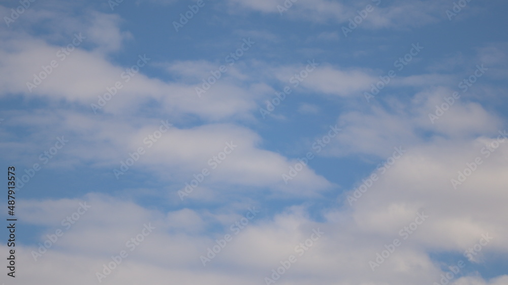 clouds in sunny weather