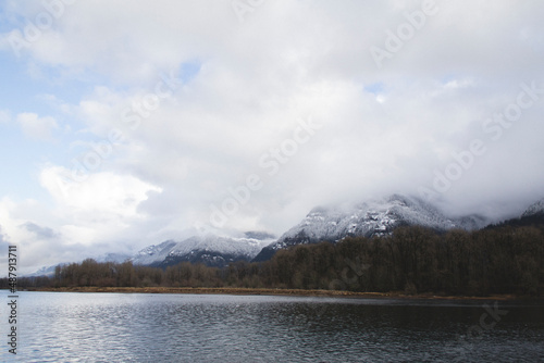 Mountains in the Columbia River Gorge