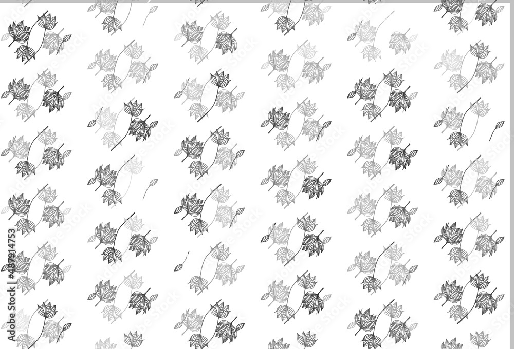 Light Silver, Gray vector hand painted background.