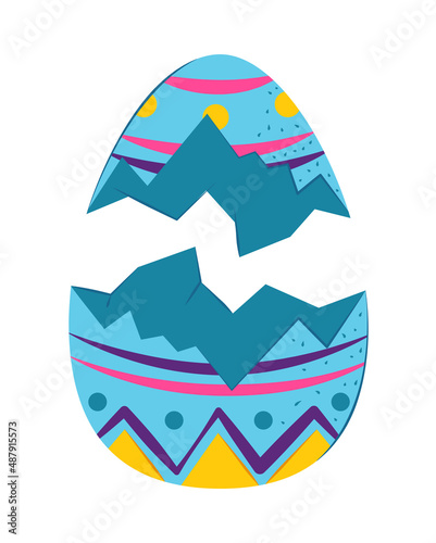broken easter egg