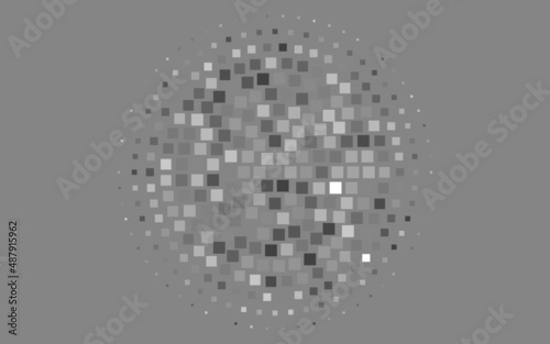 Light Silver, Gray vector texture in rectangular style.