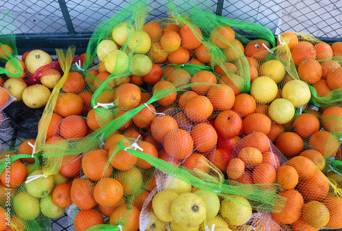 bags of citrus