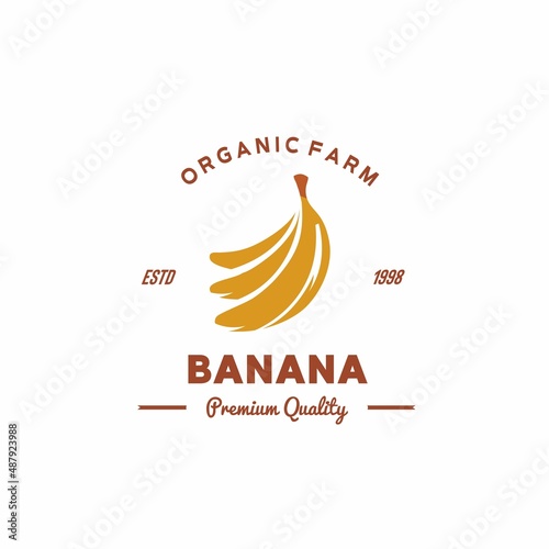 Illustration vector graphic of yellow fresh banana good for fresh organic fruit product