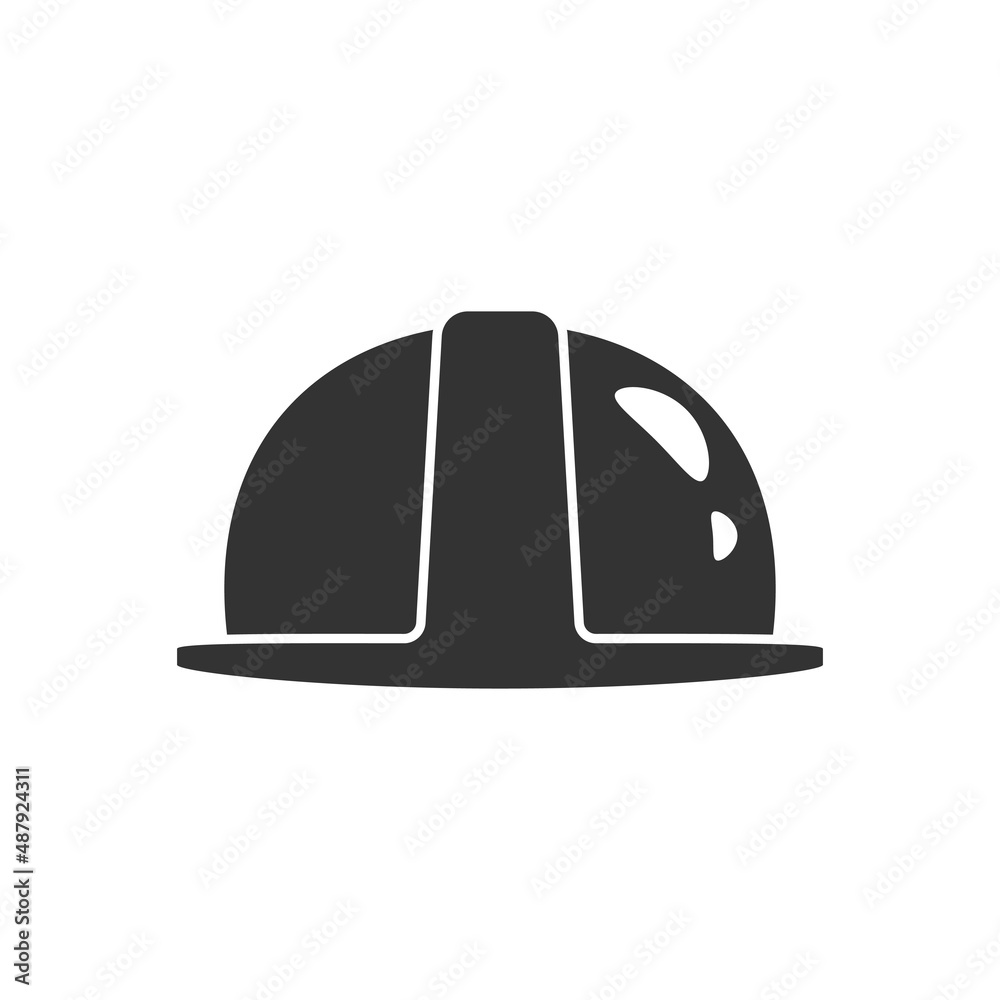 Construction helmet icon in flat style. Safety cap vector illustration on isolated background. Worker hat sign business concept. Construction helmet icon in flat style. Safety cap vector illustration on isolated background. Worker hat sign business concept.