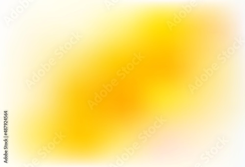 Light Yellow, Orange vector glossy abstract template.