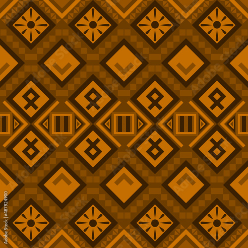 Abstract Seamless fabric Design Pattern native tribal pattern,Ethnic pattern Design for pillow,curtain,clothing,background,carpet,wallpaper,wrapping,Batik,fabric,Vector illustration.