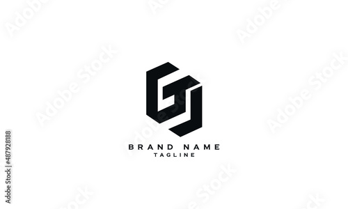 TG, GT, GV, VG, S, GS, SG, Abstract initial monogram letter alphabet logo design