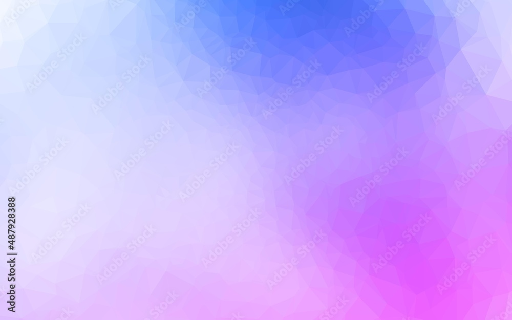 Light Pink, Blue vector abstract mosaic backdrop. Light Pink, Blue vector abstract mosaic backdrop.
