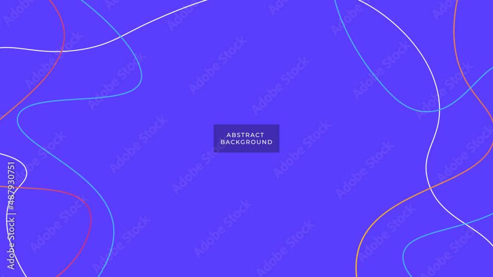 background outline abstract design template