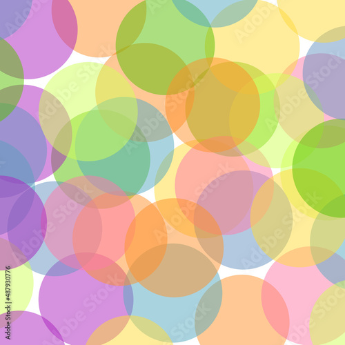 Multicolor background, colorful vector texture with circles. Splash effect banner. Dotted abstract illustration with blurred drops of rain. Pattern for web page, banner,poster, card © Alla