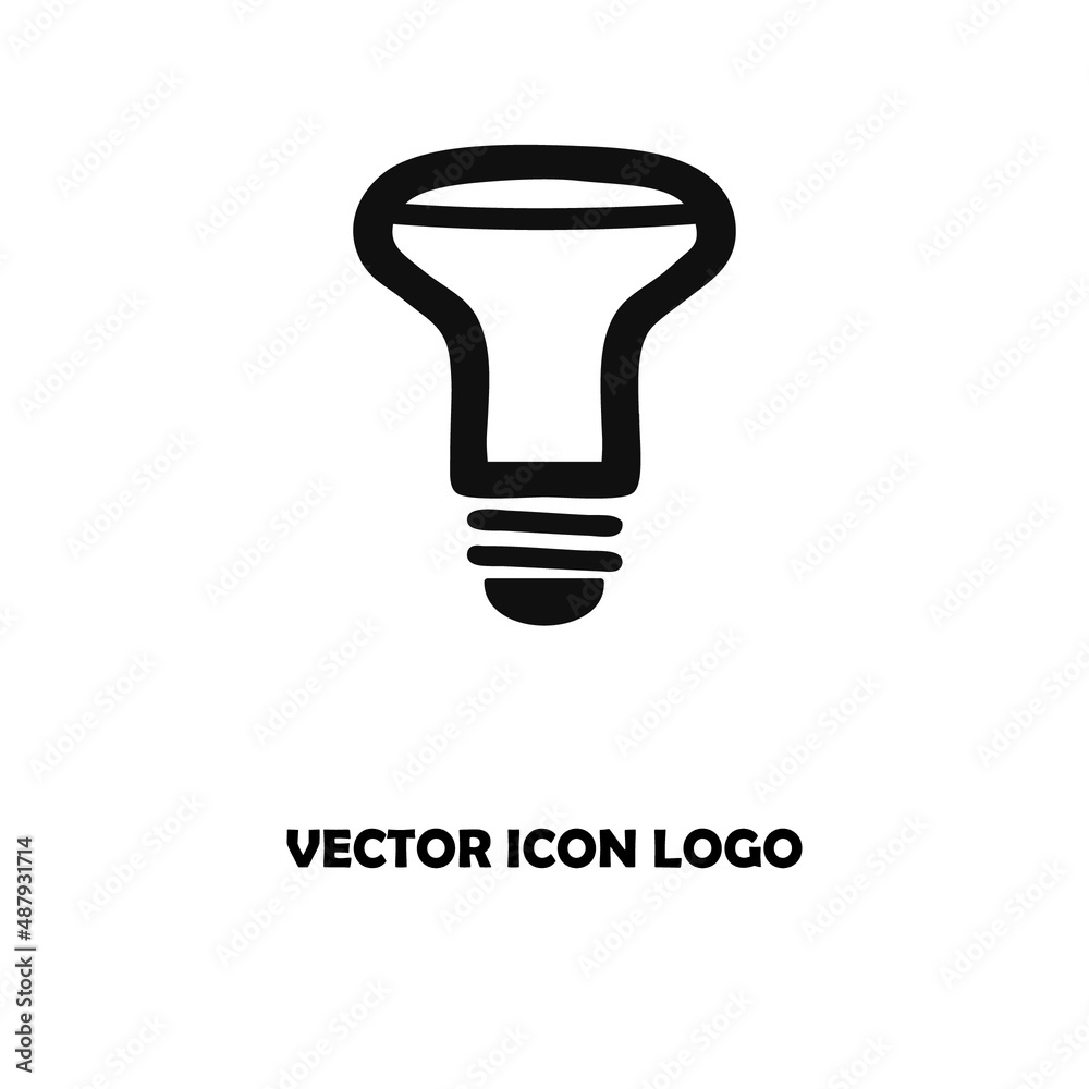 Light bulb. Bulb vector icon Light bulb. Bulb vector icon