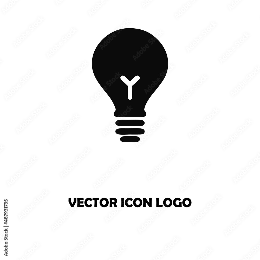 Light bulb. Bulb vector icon Light bulb. Bulb vector icon
