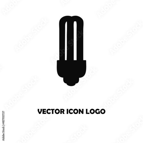 Light bulb. Bulb vector icon 
