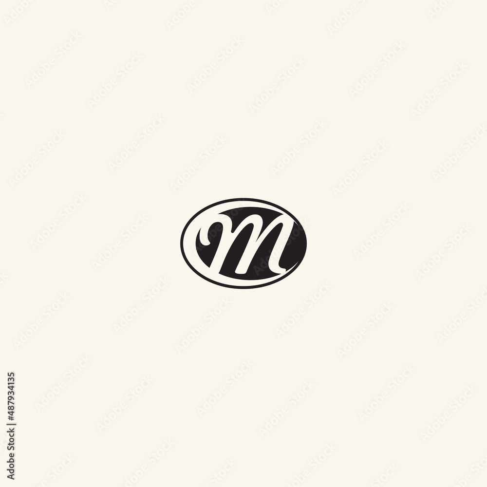 Letter M logo initial design template vector elegant Letter M logo initial design template vector elegant
