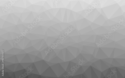 Fototapeta Naklejka Na Ścianę i Meble -  Light Silver, Gray vector abstract polygonal layout.