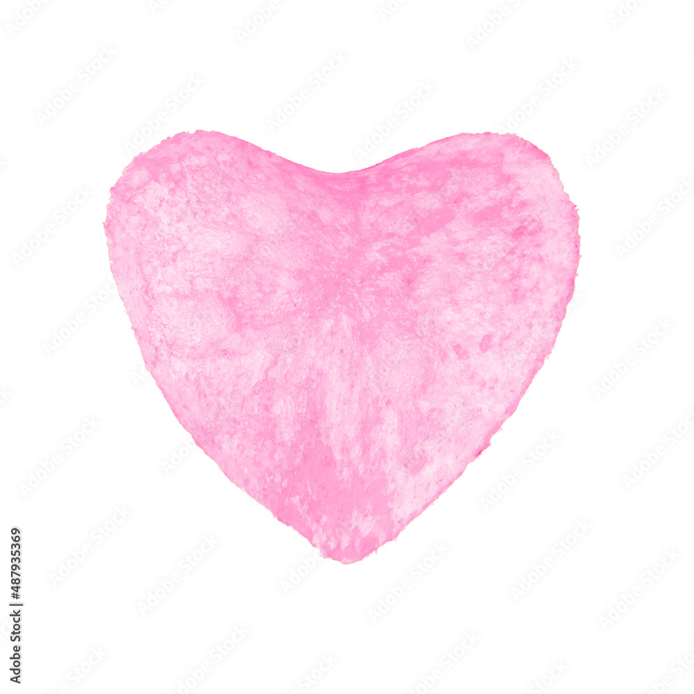 Sweet heart shaped chips. Heart shaped pink chips