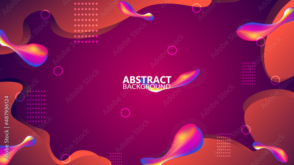 Liquid abstract background template