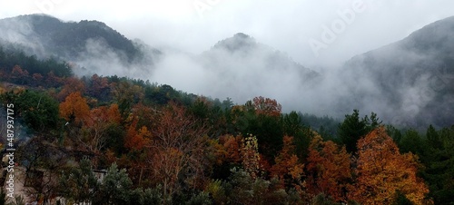 autumn in the mountains