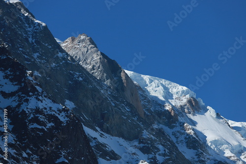 Fototapeta Naklejka Na Ścianę i Meble -  face Italienne du Mont Blanc