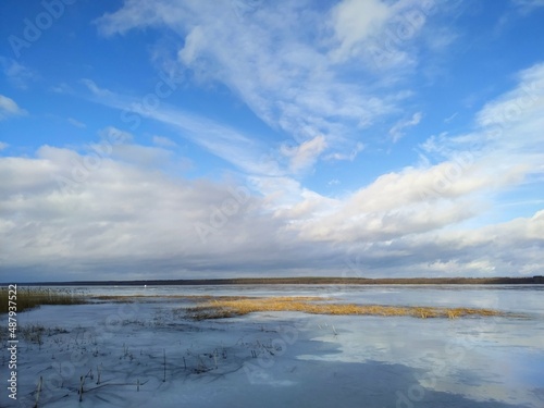 river in winter