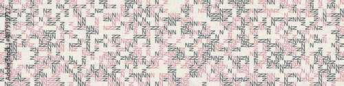Abstract Geometric Pattern generative computational art illustration