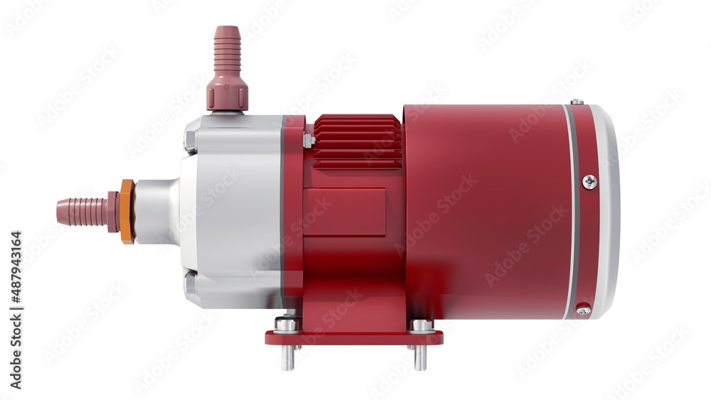 Water Pump. 3d render illustrration