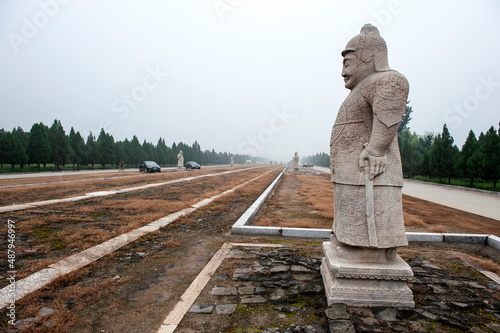 China's largest and most complete ancient architecture imperial mausoleum group - stone statues of the eastern tombs of the Qing Dynasty, a world cultural heritage