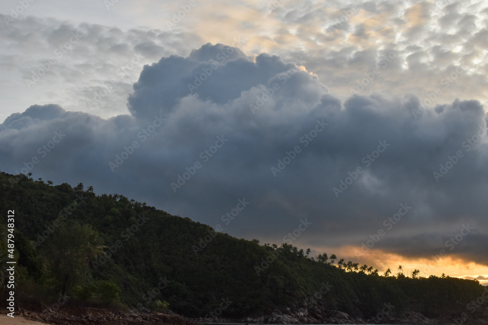 clouds in the sky