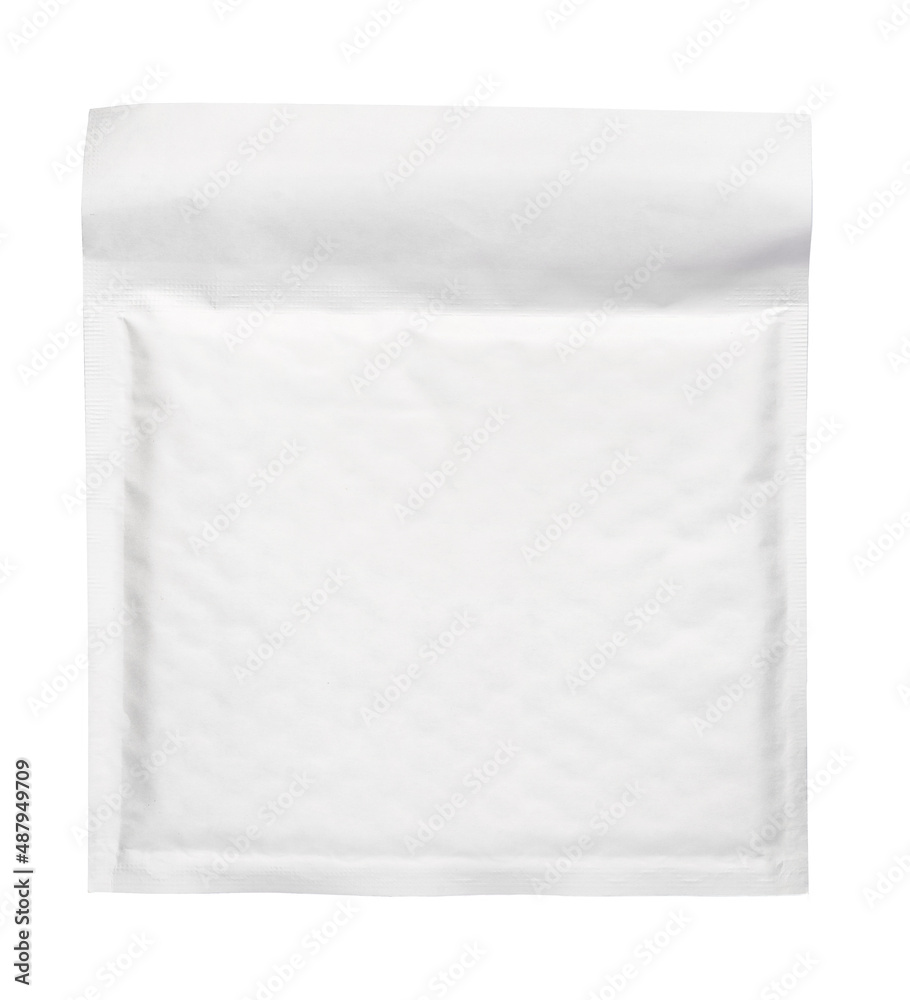 Obraz premium White envelope C4 isolated background. top view