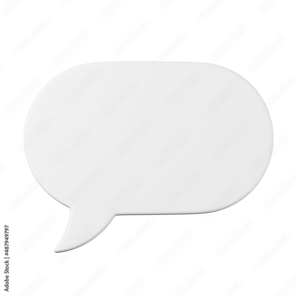 Speech bubble high quality 3D render illustration icon. Great for social media app design. Speech bubble high quality 3D render illustration icon. Great for social media app design.