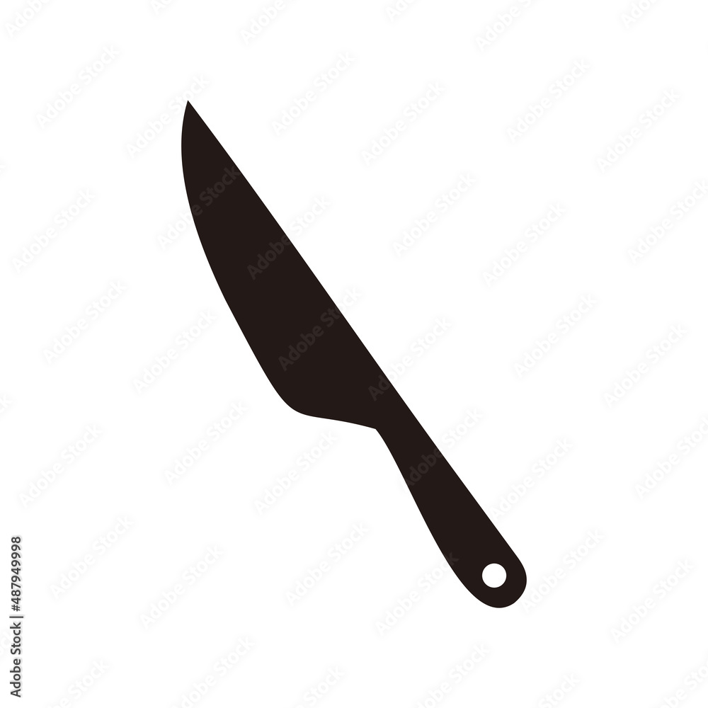 knife vector icon isolated on white background knife vector icon isolated on white background