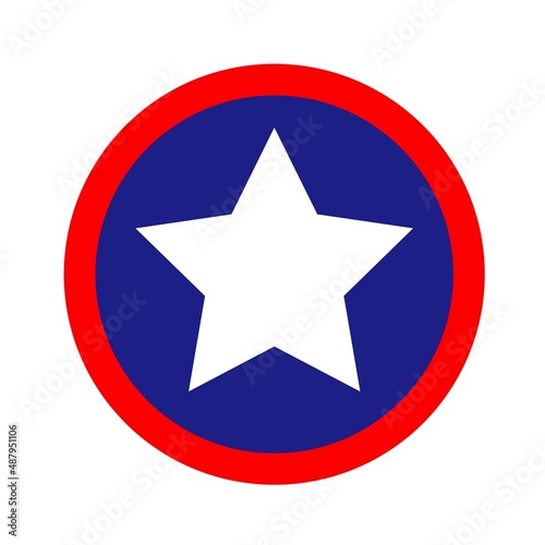 circle star logo vector design