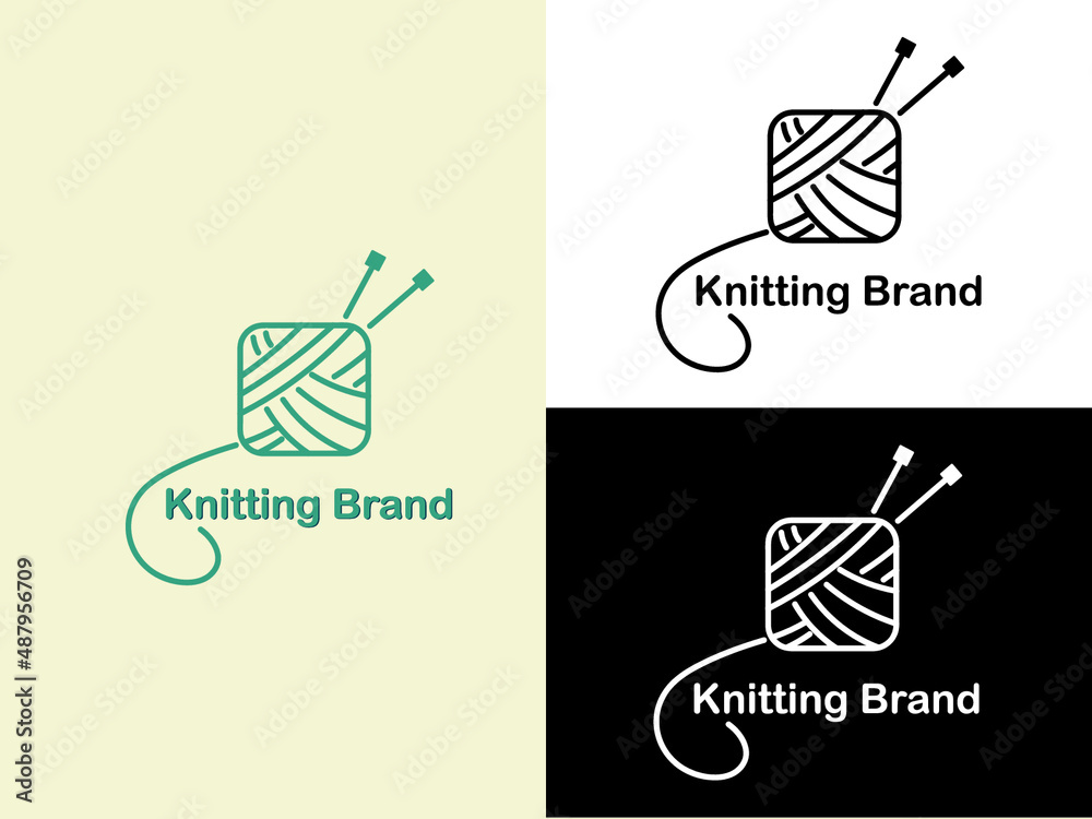 Logo for Knitting brand or HandMade Logo for Knitting brand or HandMade
