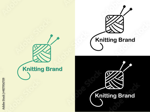Logo for Knitting brand or HandMade 