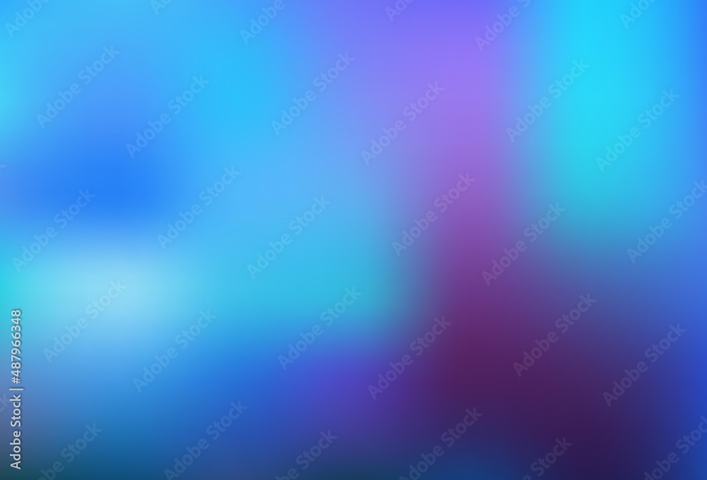 Light BLUE vector bokeh and colorful pattern.