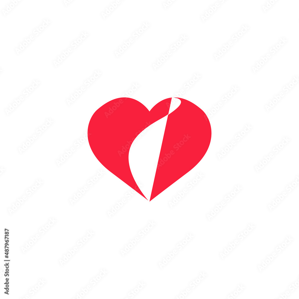Vector image. Heart, symbol of love. Vector image. Heart, symbol of love.