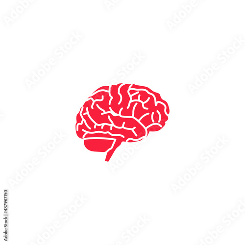 Vector image. Human brain.