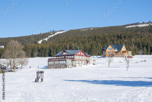 Mountain ski resort in the Czech Republic - Malá Úpa  photo