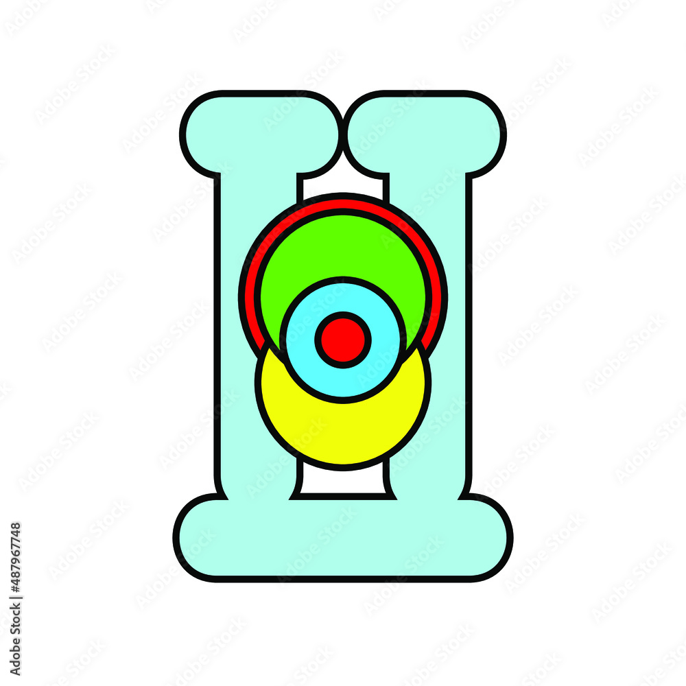 letter H logos icon camera vector illustration for bussines letter H logos icon camera vector illustration for bussines