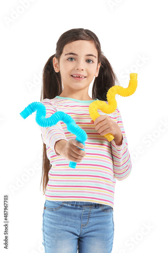 Cute little girl with Pop T...