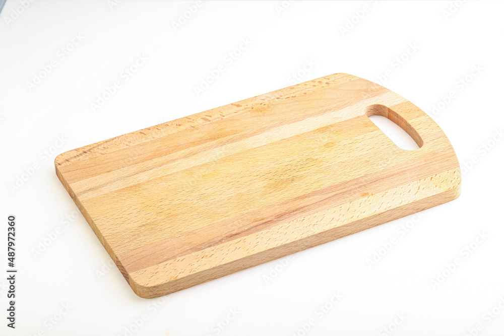 Wooden board for kitchen isolated Wooden board for kitchen isolated