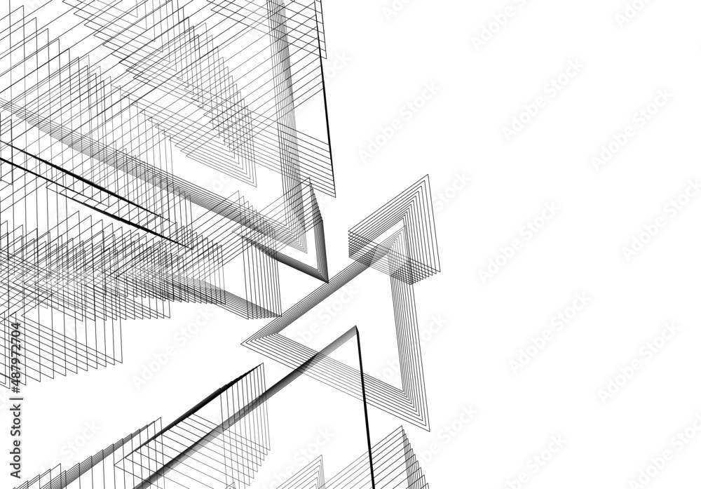 Fototapeta premium background with triangles