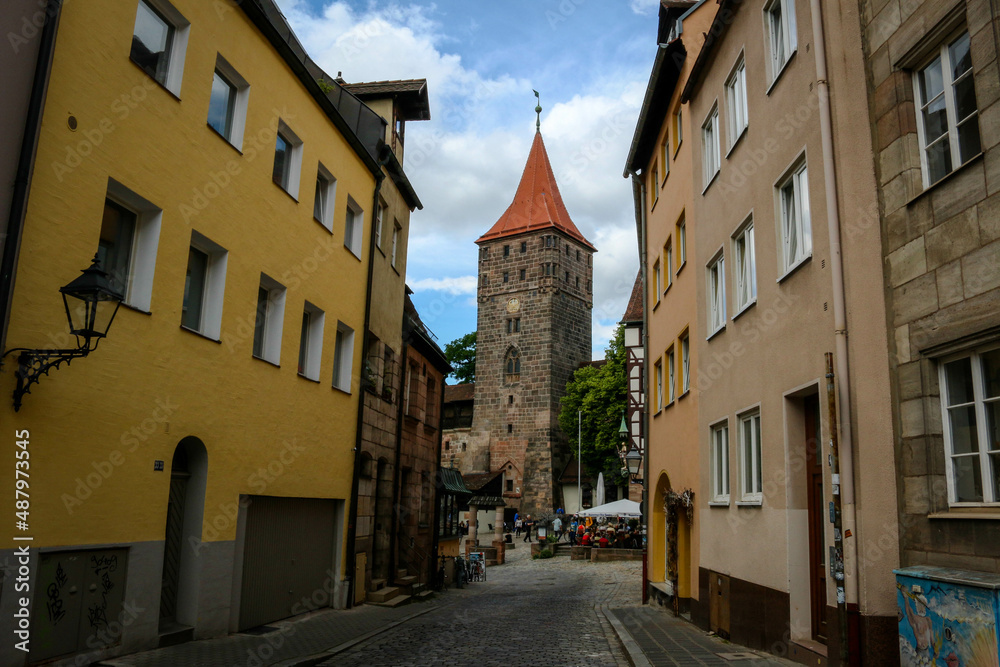 Fototapeta premium Views from Nuremberg Old Town, Germany